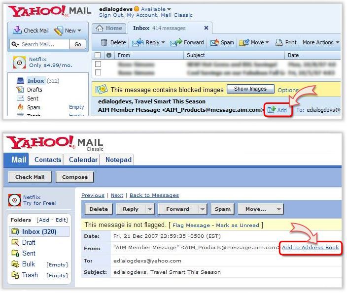 Yahoo se moderniza en su mail