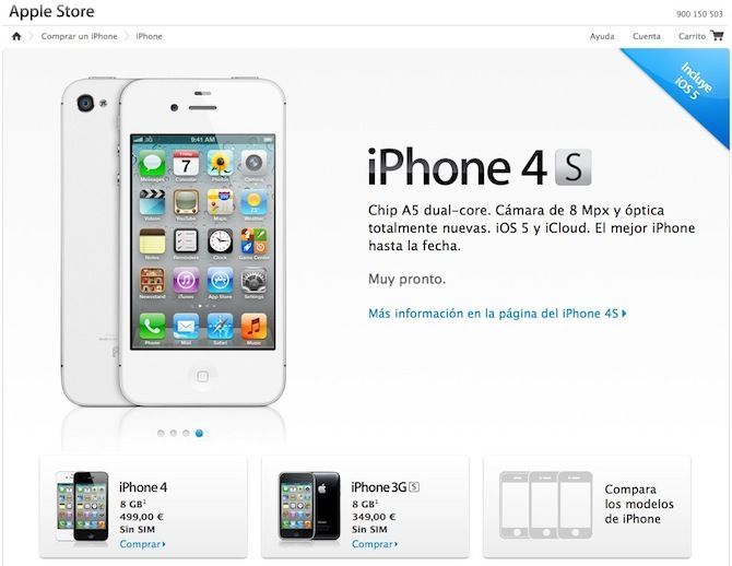 OK, iPhone 4S, sorpresa