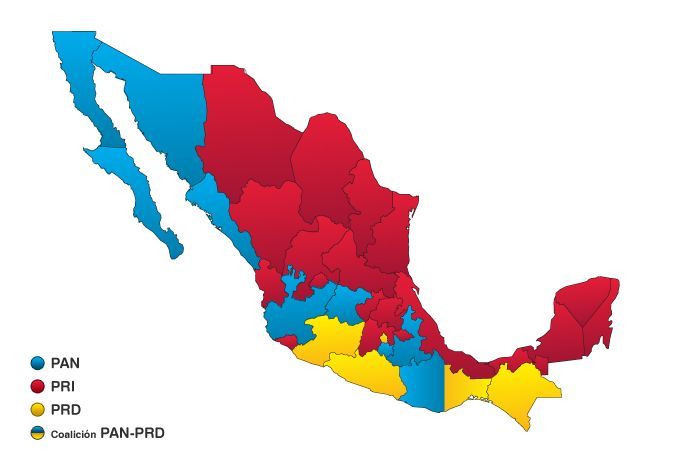 Mapa electoral 2012