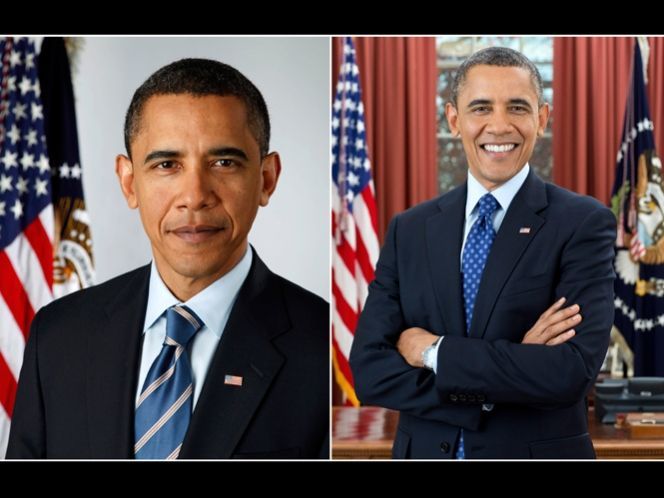 La nueva imagen del presidente Barack Obama