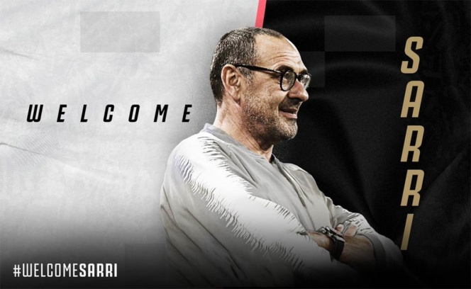 Maurizio Sarri llega al Juventus
