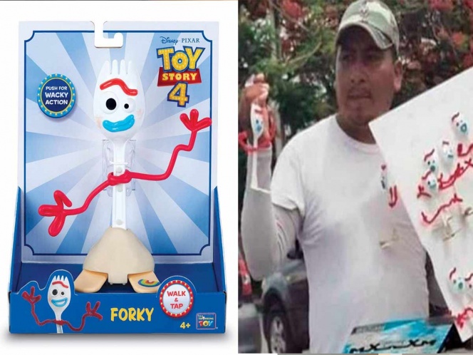 Venden a 'Forky' de Toy Story en México