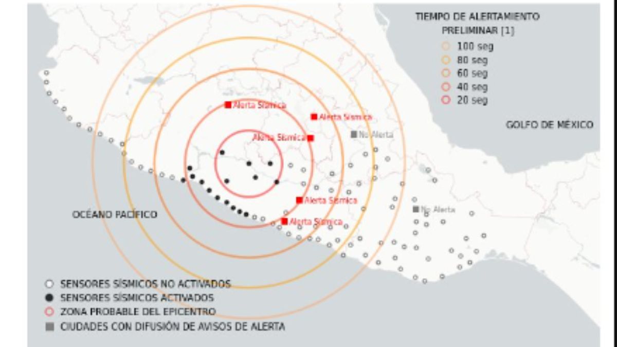 Activa sismo de 5.1 alerta sísmica en CDMX; no se reportan daños