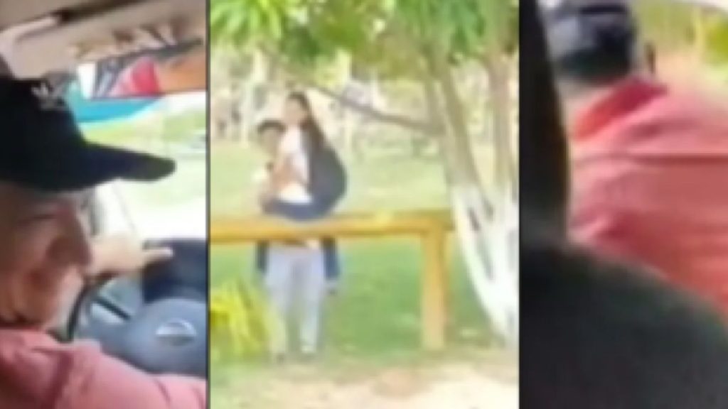 Hombre se burlaba de jóvenes besándose hasta que descubrió que era su hija