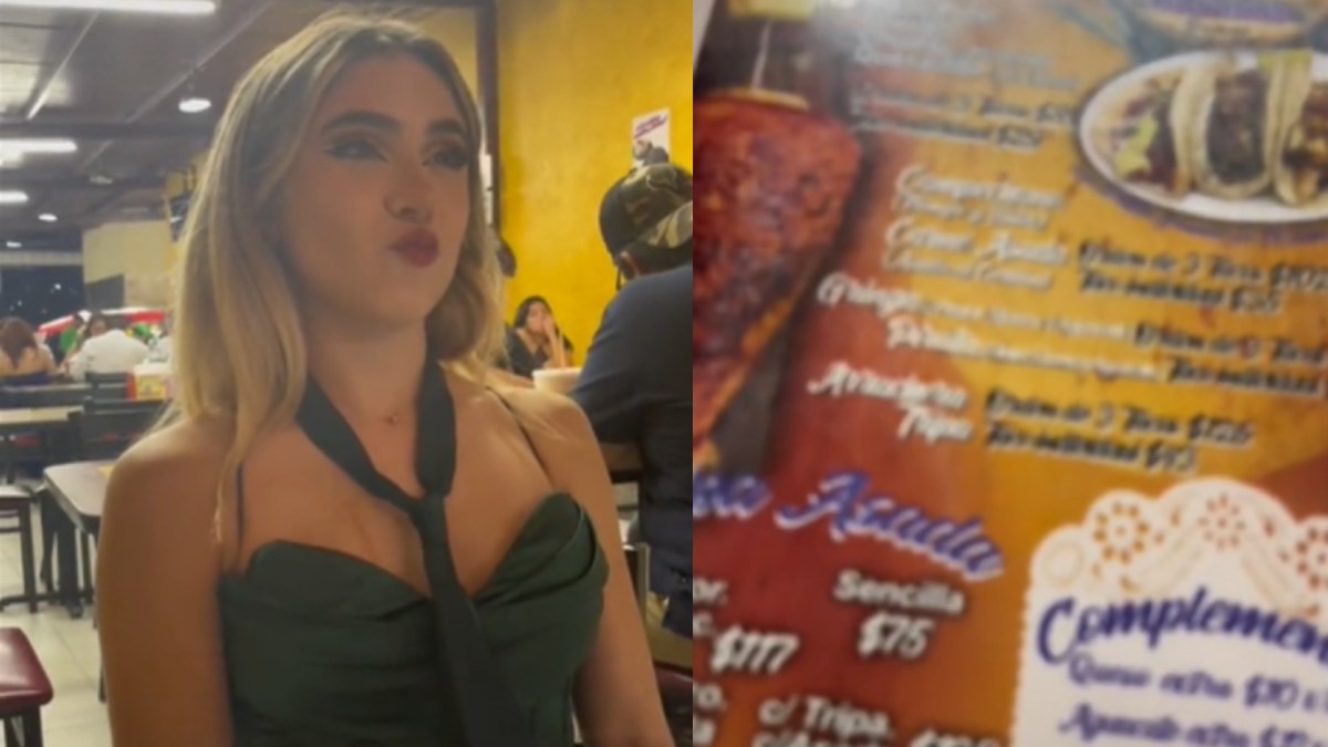 Novia se viste de gala para aniversario; acaban en los tacos (Video)