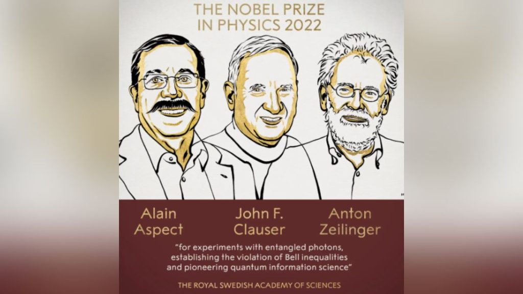 Otorgan Premio Nobel de Física a trabajo de mecánica cuántica