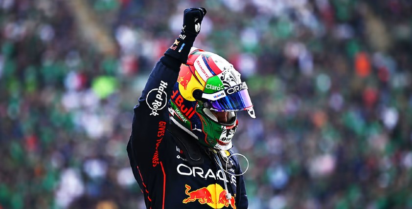 Sube “Checo” Pérez al podium en GP de México