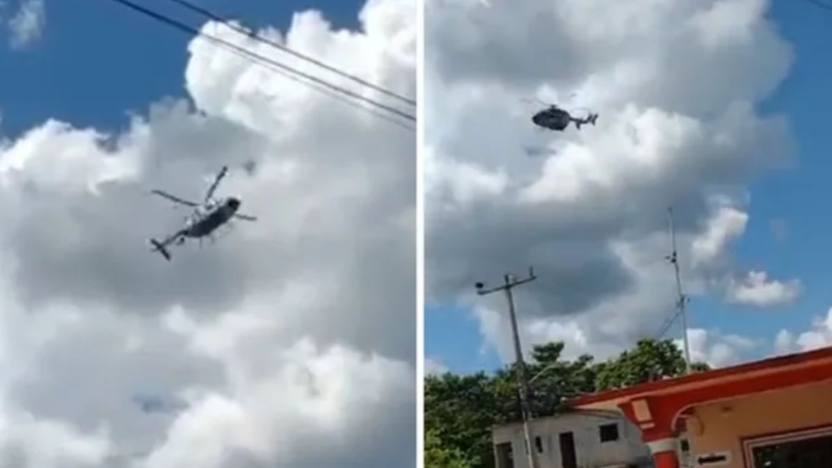 Fallecen 3 personas tras desplome de helicóptero de la Marina en Tabasco