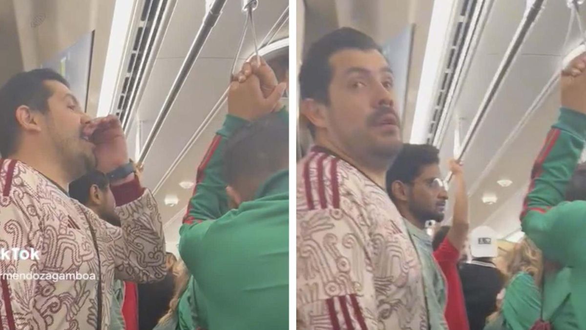 ¡Dios nos libre! Asustan a mexicanos con broma en metro de Qatar
