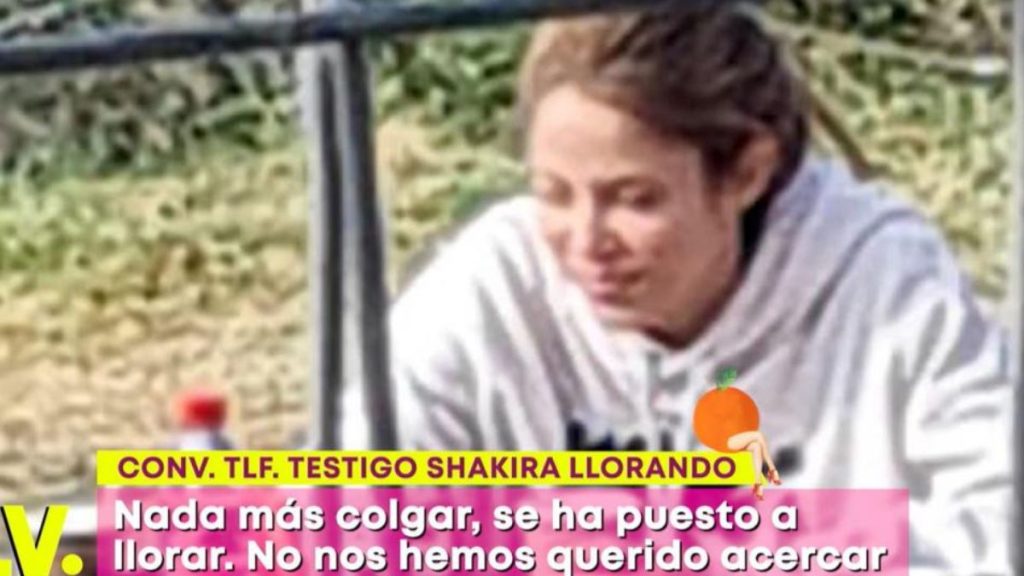 Difunden imágenes de Shakira llorando en plena calle