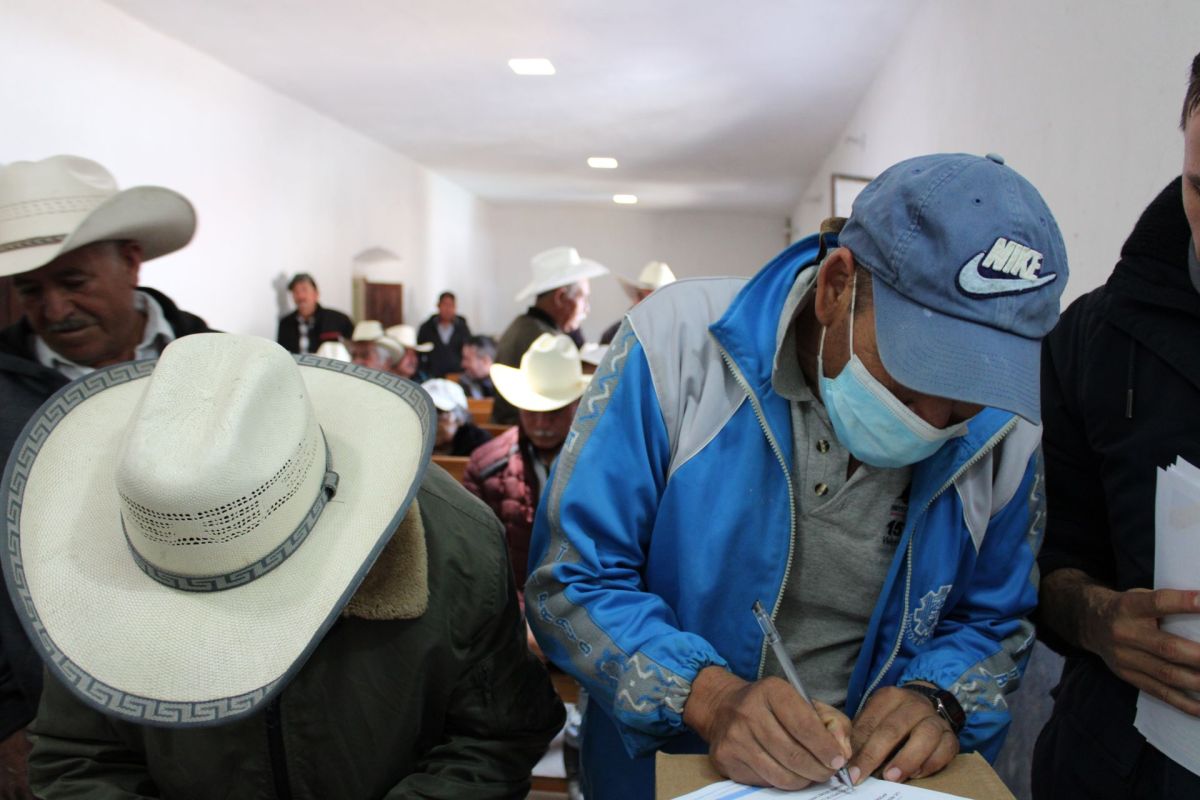 Esto representa un primer paso para una colaboración total entre la minera y los ejidatarios para lograr un beneficio en común.