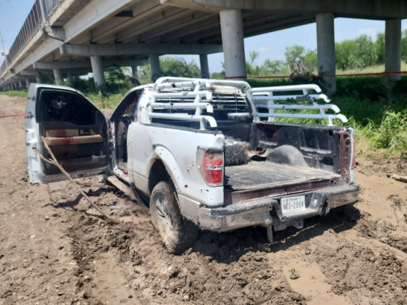 Balacera en puente internacional de Tamaulipas