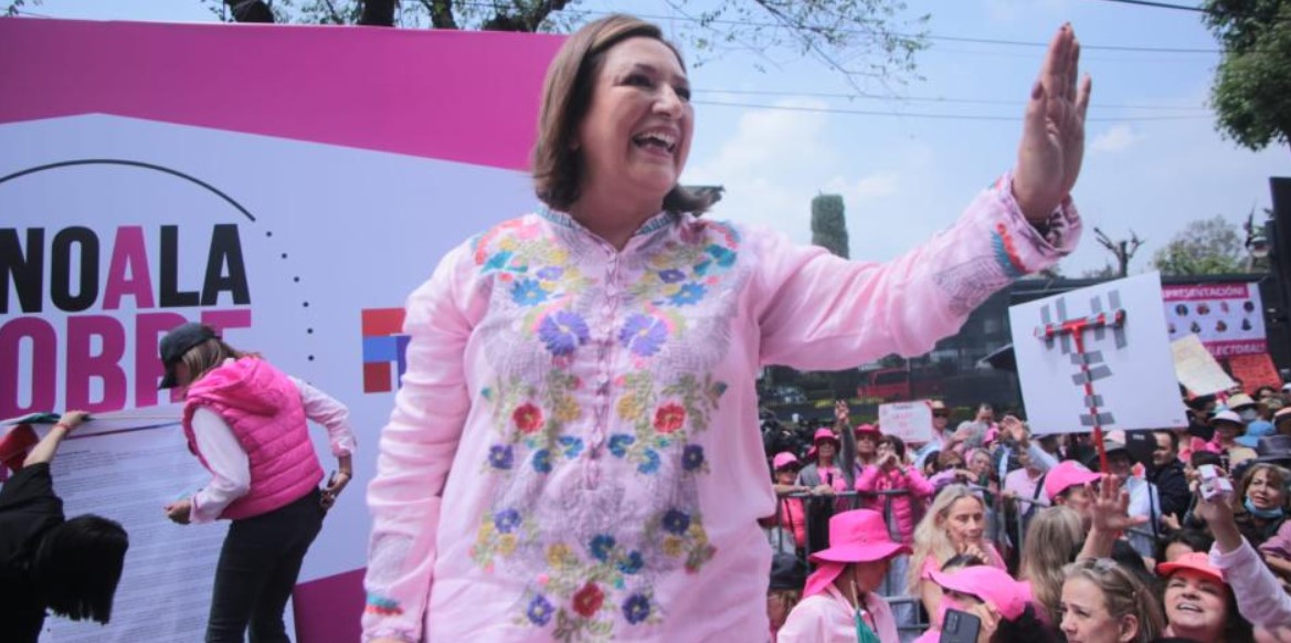 Manifestación “Marea Rosa” en el INE: Ciudadanos se movilizan contra la sobrerrepresentación de Morena