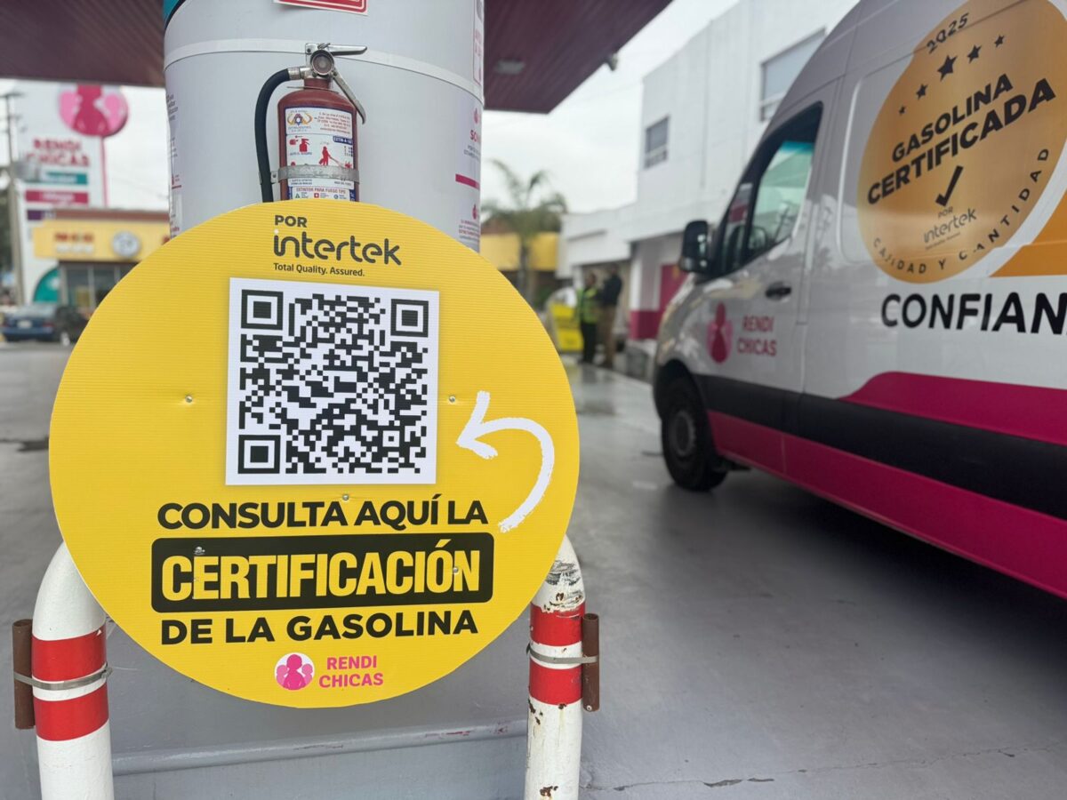 ¿Eres conductor primerizo? Esta marca de gasolina ya certifica calidad y litros completos con sello visible 2 Rendichicas se alía con Intertek para que jóvenes conductores puedan cargar gasolina confiable y sin sorpresas.
