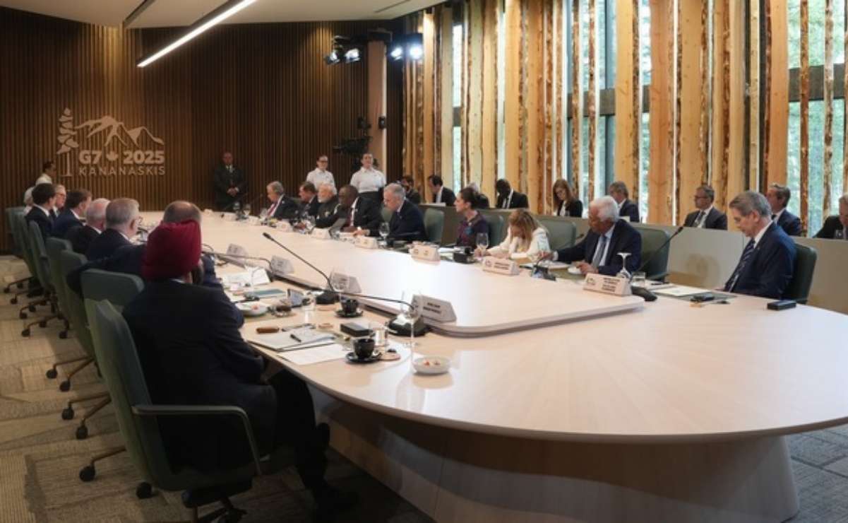 Sheinbaum lleva tema migrante al G7 'no merecen discriminación, sino respeto y reconocimiento' 3 solo opiniones.com image 9