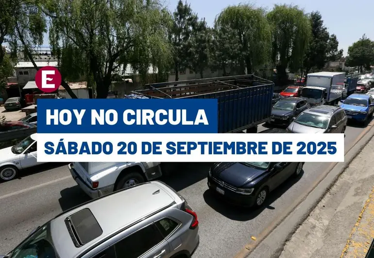 ¡Evita multa! Así aplica el Hoy No Circula este sábado 20 de septiembre 1 solo opiniones.com image 19