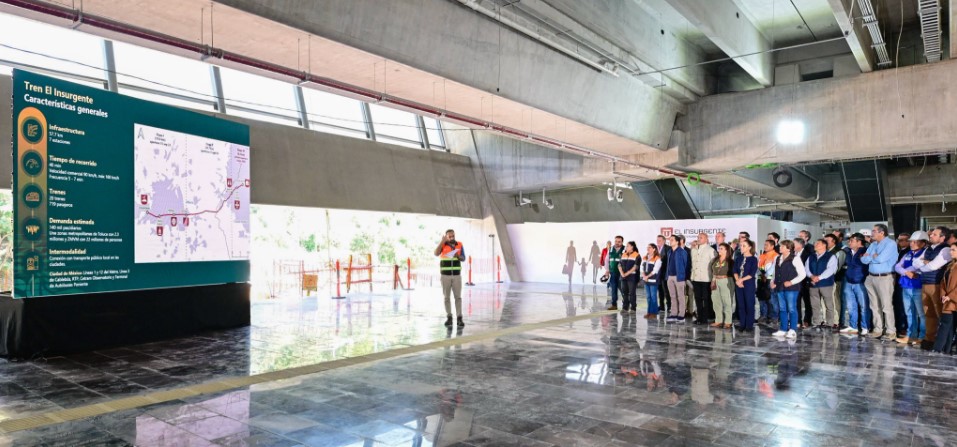 Tren Insurgente: el megaproyecto que tomó 12 años en completarse 1 Tren Insurgente casi listo