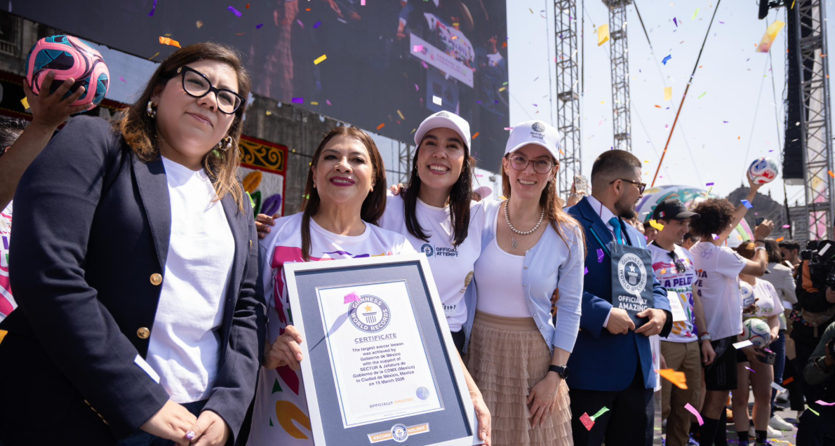 Clase de fútbol: 5 claves del asombroso récord Guinness CDMX 2 Clase de fútbol