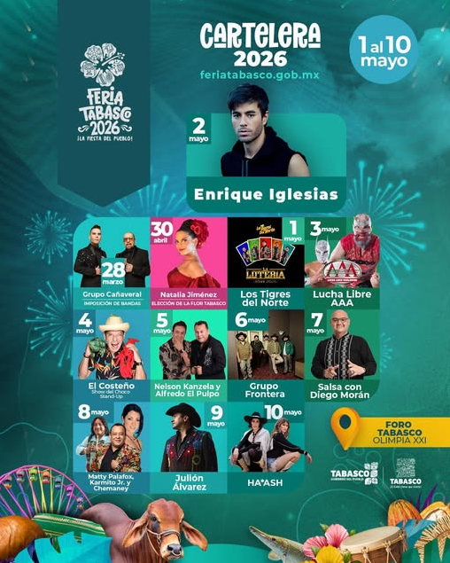 Feria Tabasco 2026: 3 sorpresas de diversión en el edén 2 Feria Tabasco