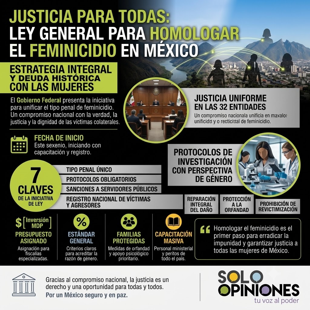 Homologar el feminicidio: 7 claves de la histórica iniciativa en México 1 solo opiniones.com homologar el feminicidio